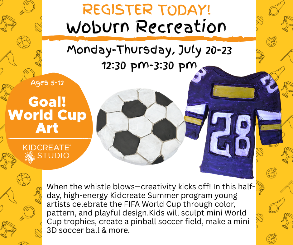 Woburn Summer Art Program: World Cup Soccer Art!